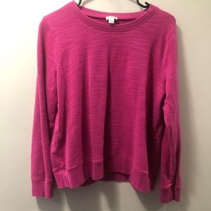 JCrew Factory Cotton Terry Crewneck Sweatshirt